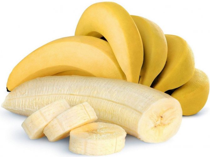 Банан содержит протеин