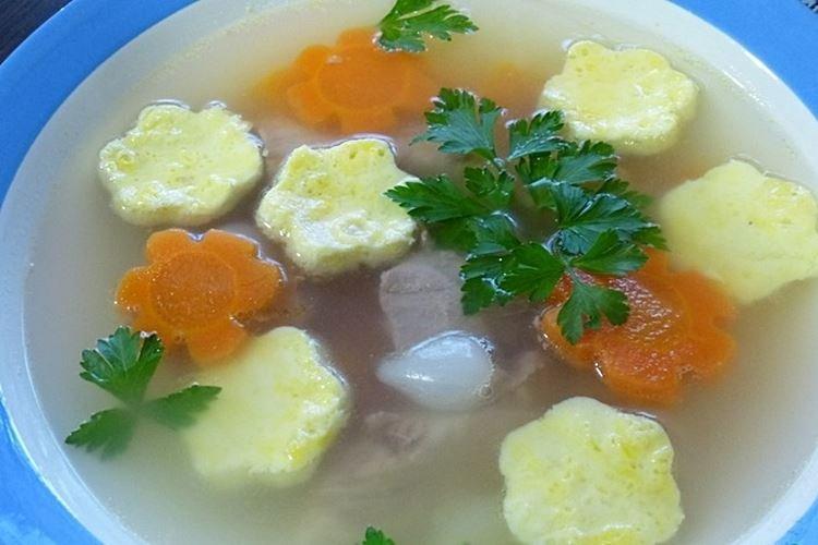 Диетический суп с омлетом - рецепты