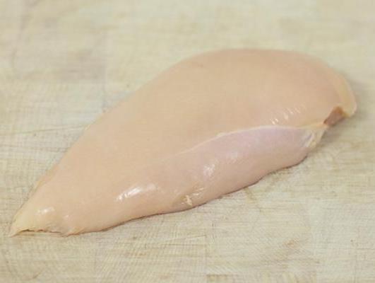 calorie content of chicken breasts