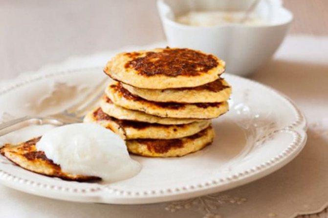 Oatmeal pancake correct recipe photo