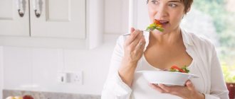 Dietary rules for a woman aged 45