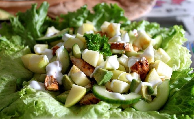 Рецепты белковых салатов для быстрого похудения