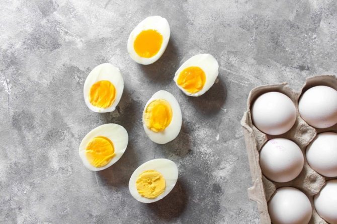 Вареное яйцо вкрутую – калорийность, пищевая ценность